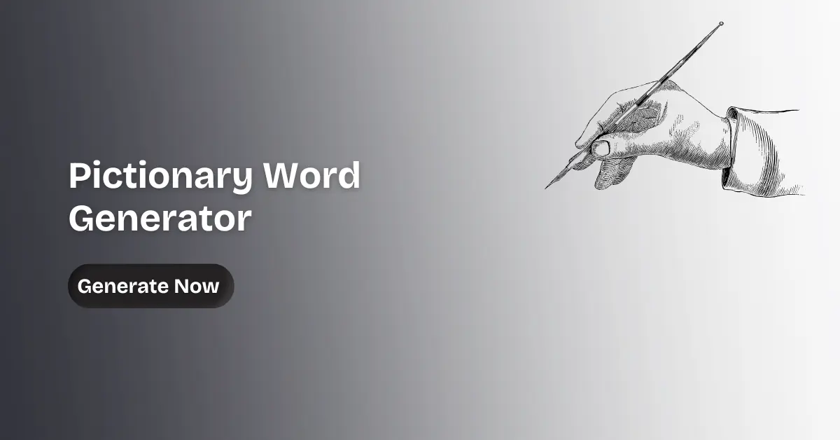 Pictionary Generator