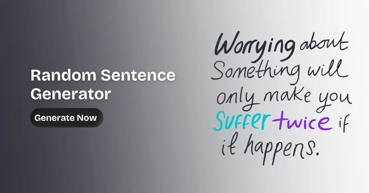 Random Sentence Generator