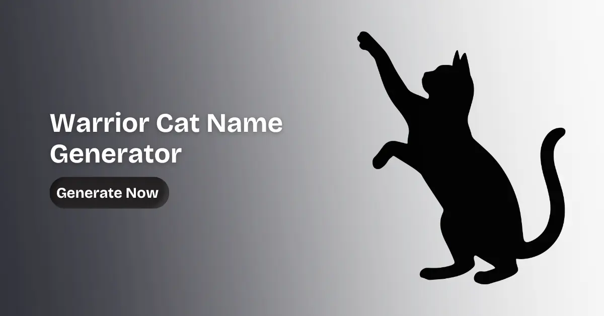 Warrior Cat Name Generator